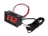 12V DC Digital Thermometer Probe Red Display