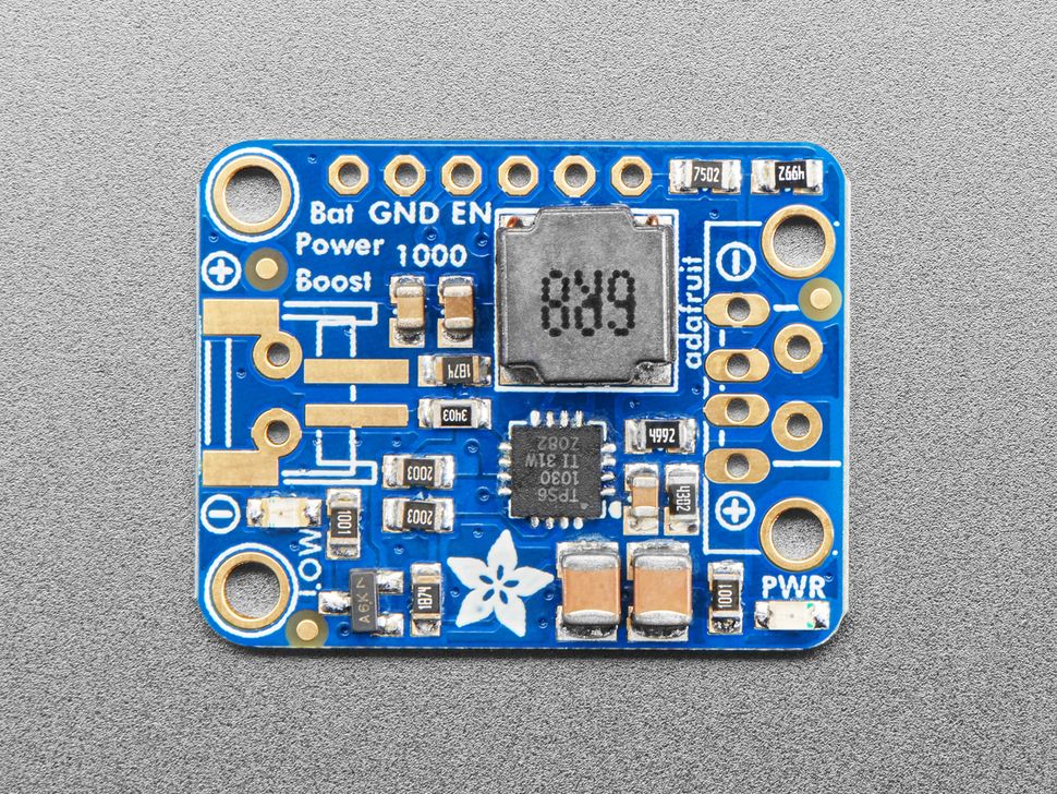Image for Adafruit PowerBoost 1000 Basic - 5V USB 1A Boost from 1.8V+