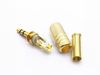 Gold Plated 3.5mm 3-Pole TRS Stereo Audio Plug Open