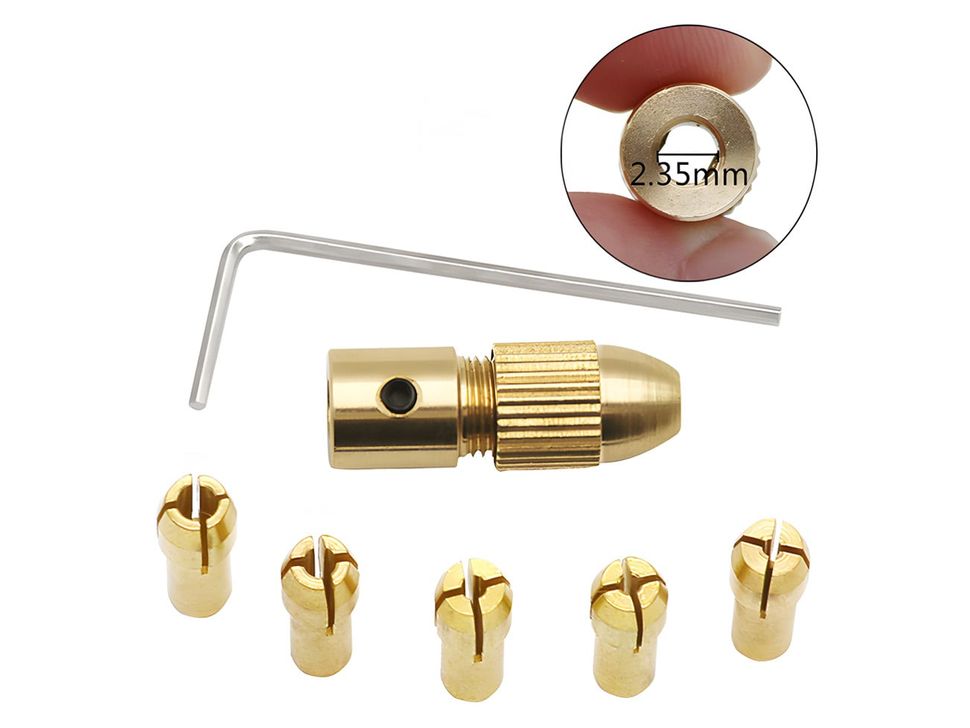 Micro Drill Chuck with 2.35mm Shaft Hole