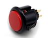 30mm Round Arcade Red & Black Push Button