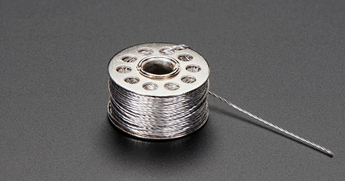 Stainless Conductive Thread | Thingbits Electronics