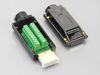 HDMI 2.0 Plug to Terminal Block Metal Body and Silicone Cover