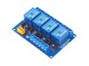 4 Channel Relay Module with High/Low Trigger and Optocoupler