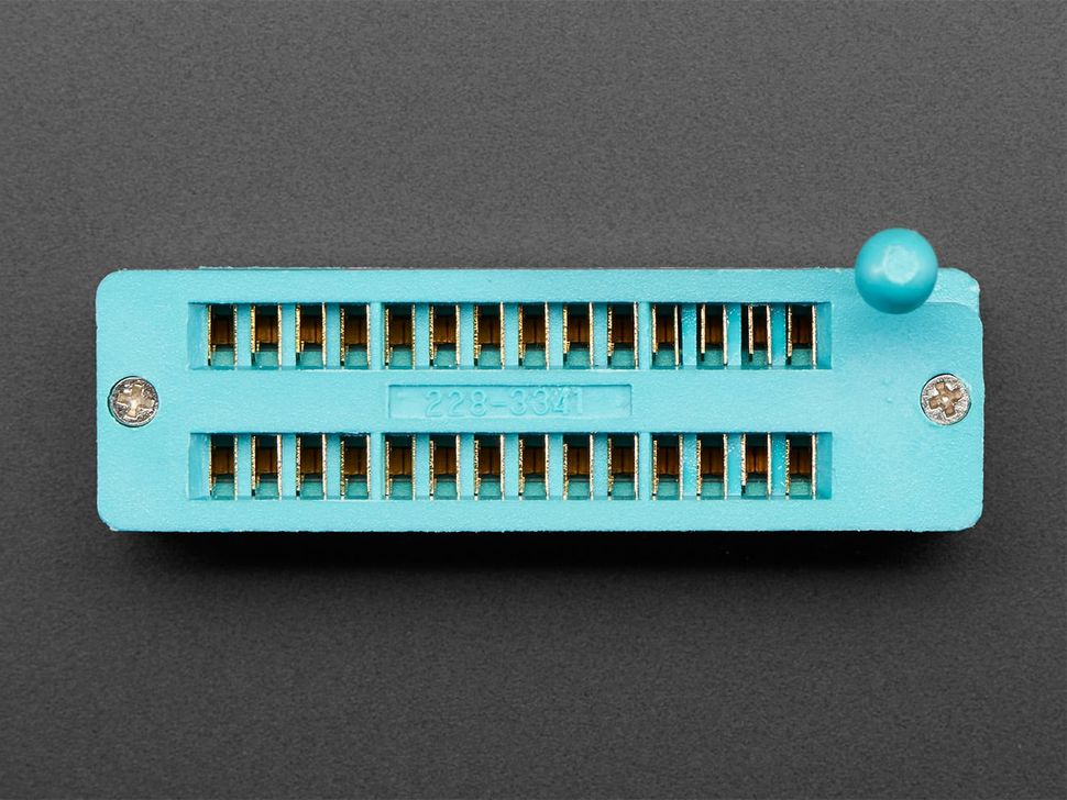 28-Pin ZIF IC Socket - Top View