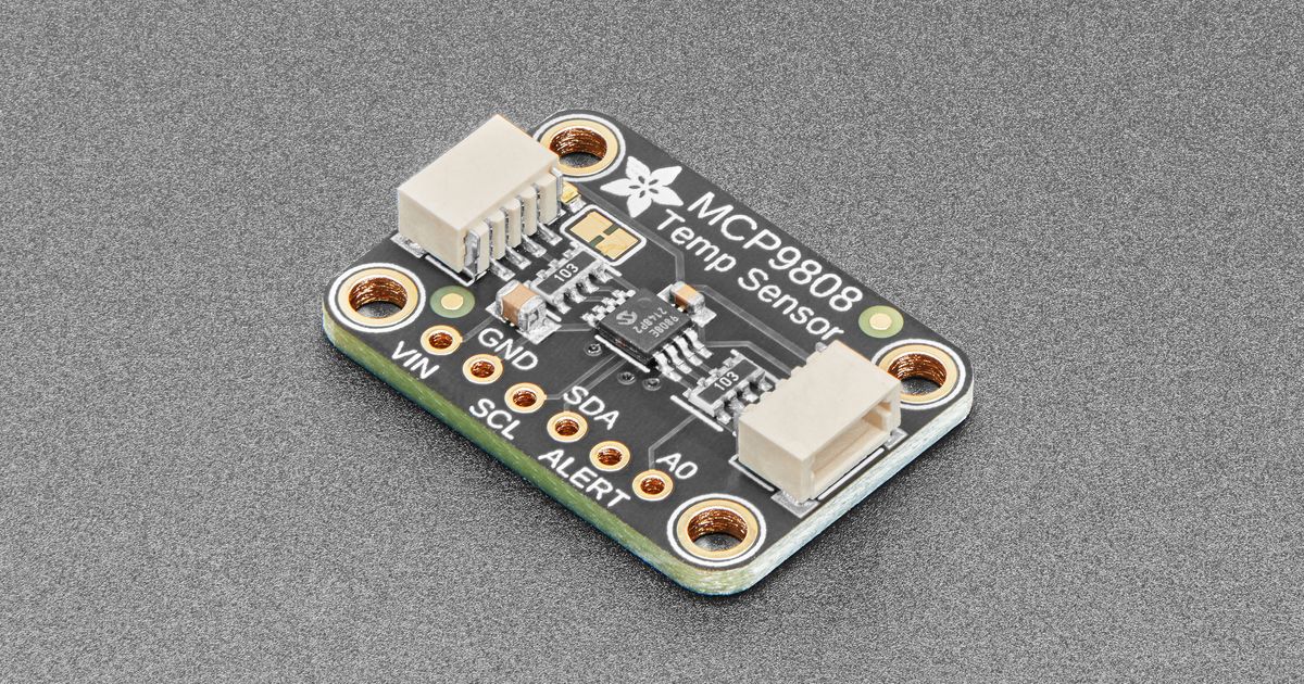 Adafruit MCP9808 High Accuracy I2C Temperature Sensor Breakout ...