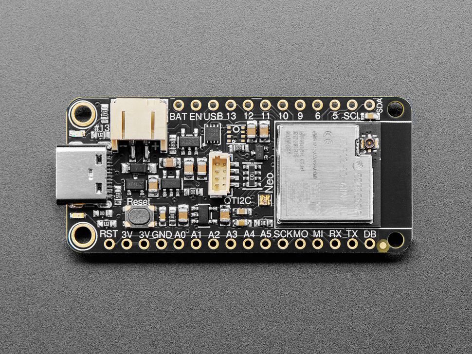 Image for Adafruit ESP32-S3 Reverse TFT Board - w.FL Antenna