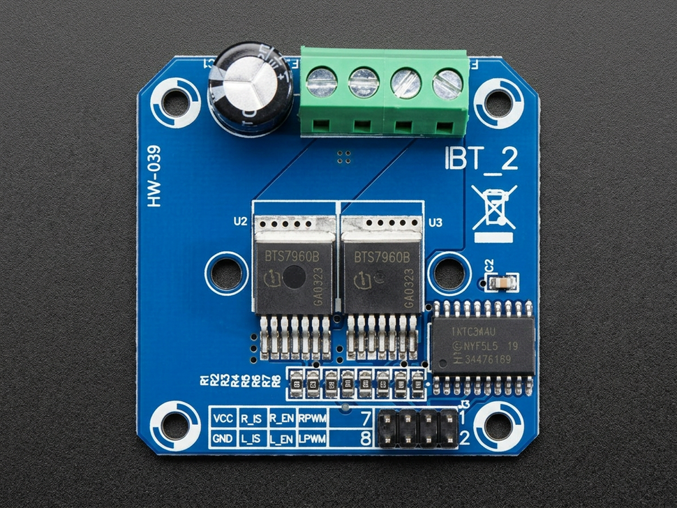 BTS7960 43A H-Bridge Motor Driver