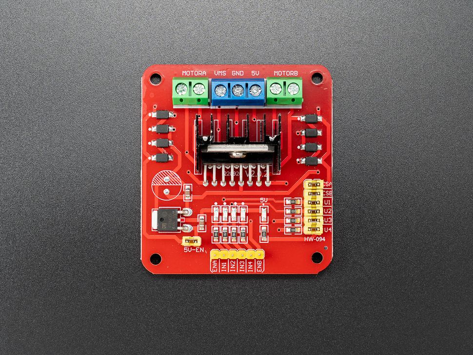 L298N Dual H Bridge DC & Stepper Motor Driver Module