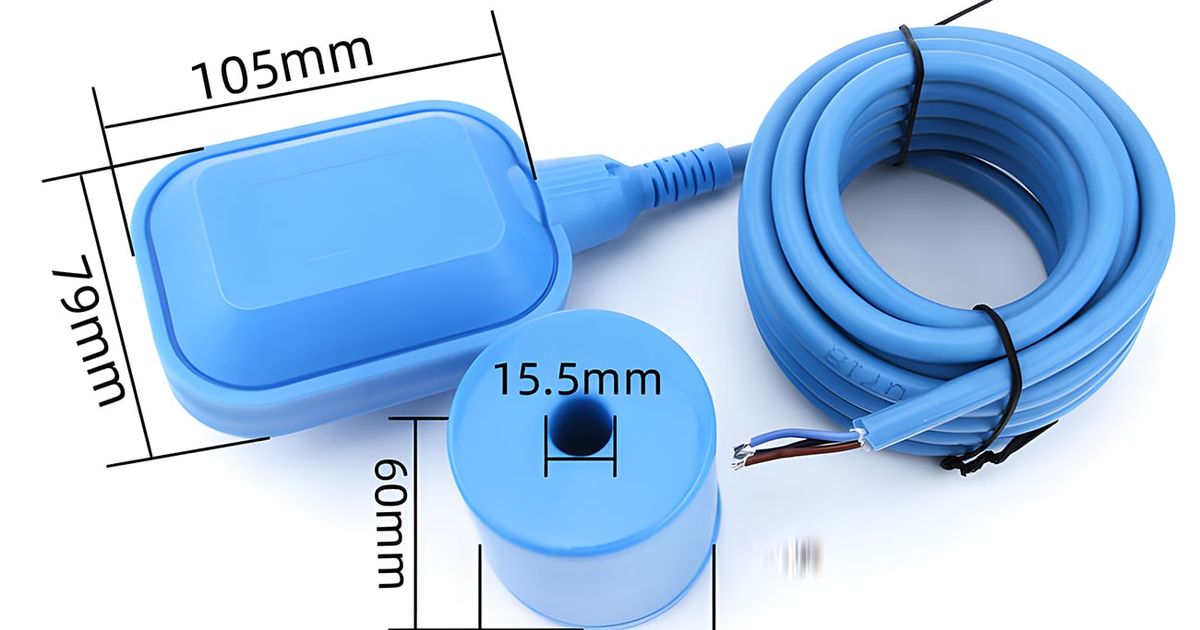 High Temperature Water Level AC & DC Float Switch with Silicone Wire ...
