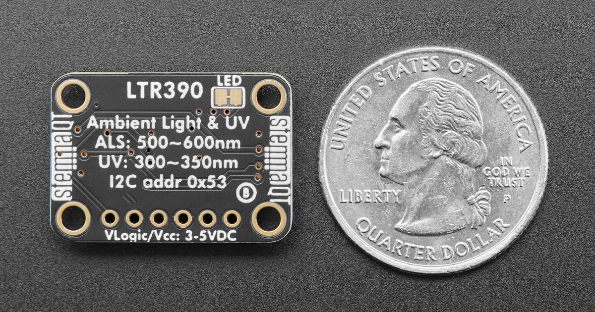 Adafruit LTR390 UV Light Sensor - STEMMA QT / Qwiic | Thingbits Electronics