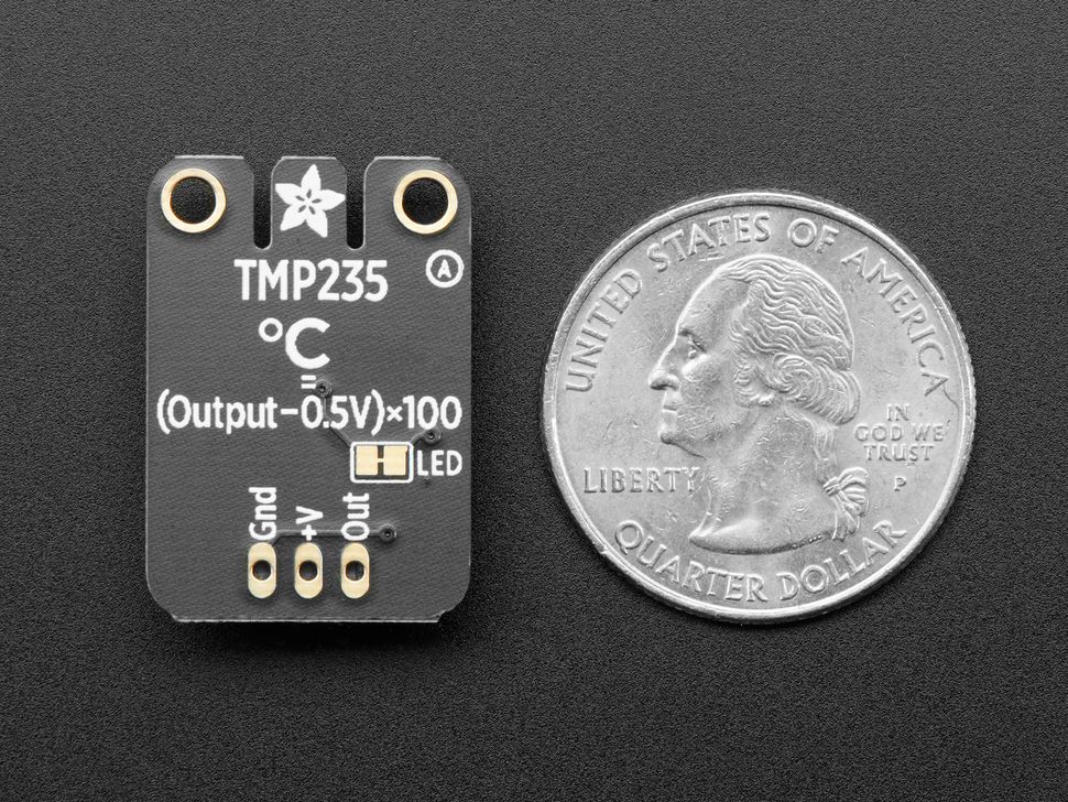 Image for Adafruit TMP235 Plug-and-Play Analog Temp Sensor - STEMMA