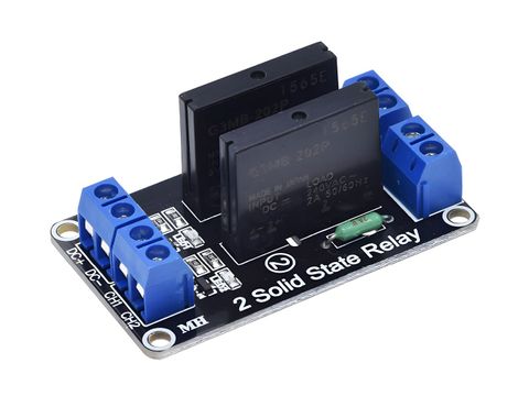 2 Channel 2A SSR Solid State Relay Module