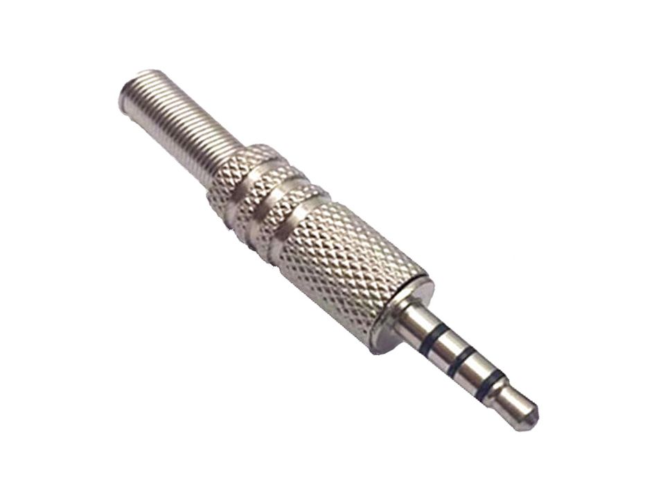  3.5mm 4-Pole TRRS Stereo Audio Plug