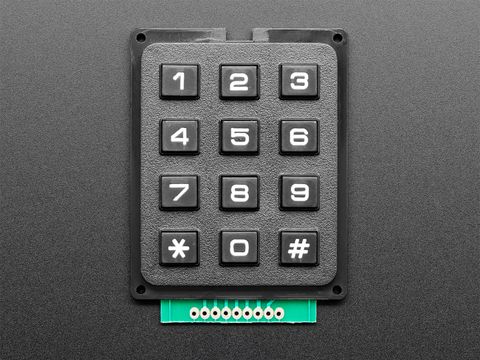 3x4 Matrix Keypad - 12 Keys