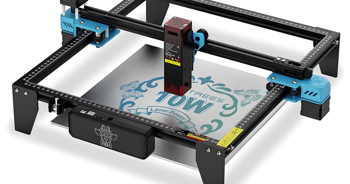 Twotrees TTS-10 Pro Diode Laser CNC Engraver | Thingbits Electronics