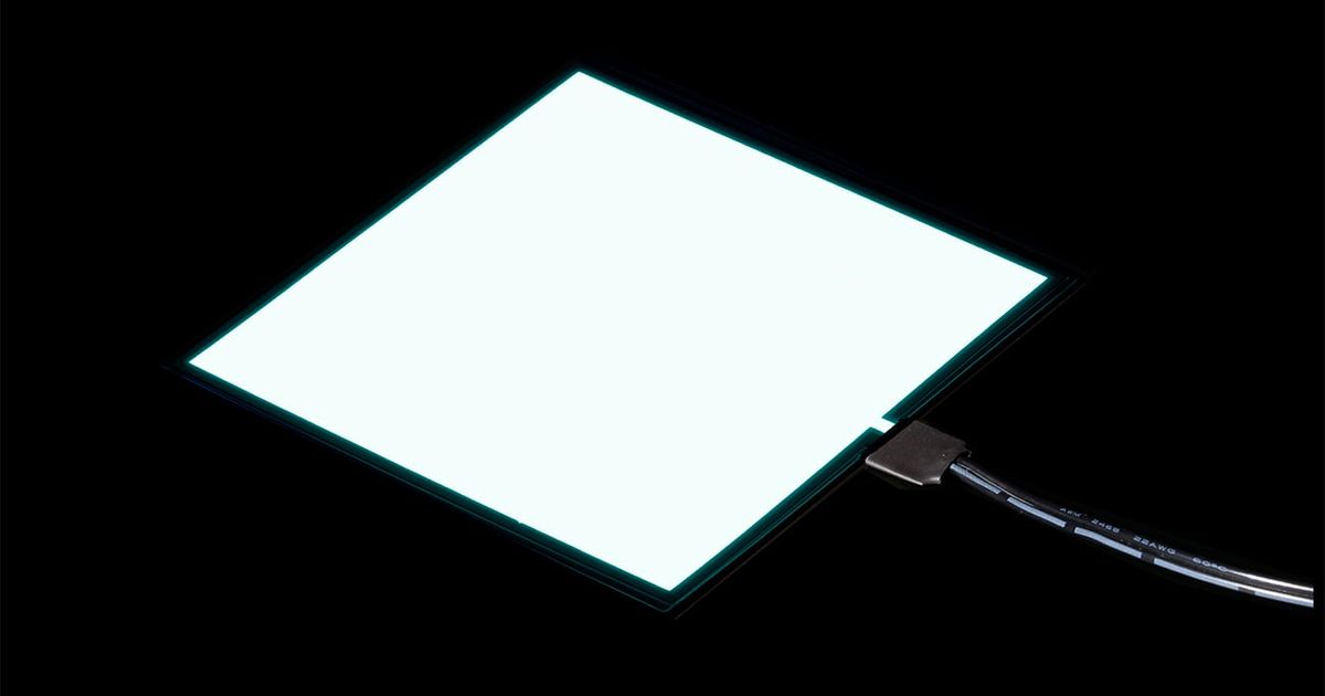 Electroluminescent EL Panel with 2xAA Pocket Inverter Box | Thingbits ...