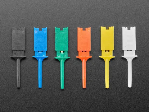 Multi-Color Test Hook Grabber Probe Clips for Multimeter, Logic Analyzer & Oscilloscope