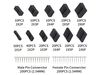Contents for 620pcs 2.54mm Pitch DuPont Connectors Assortment Pack