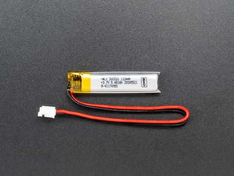 Lithium Ion Polymer Battery - 3.7V 130mAh