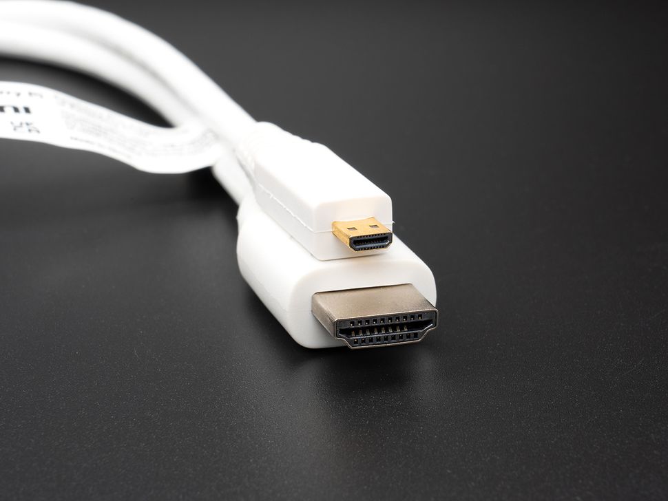 Raspberry Pi Micro HDMI to HDMI Cable Connectors