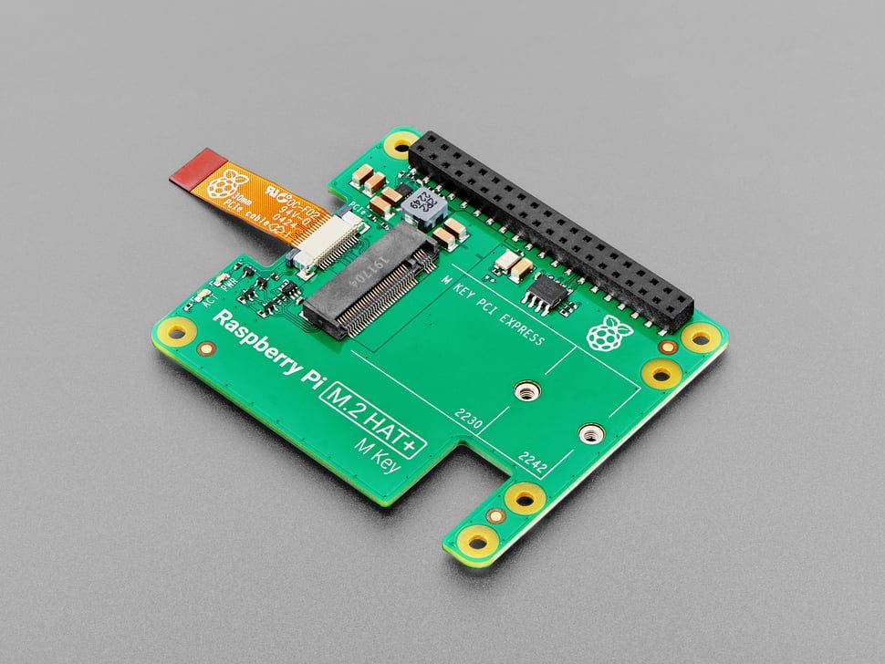 Raspberry Pi M.2 Hat+ with Cable