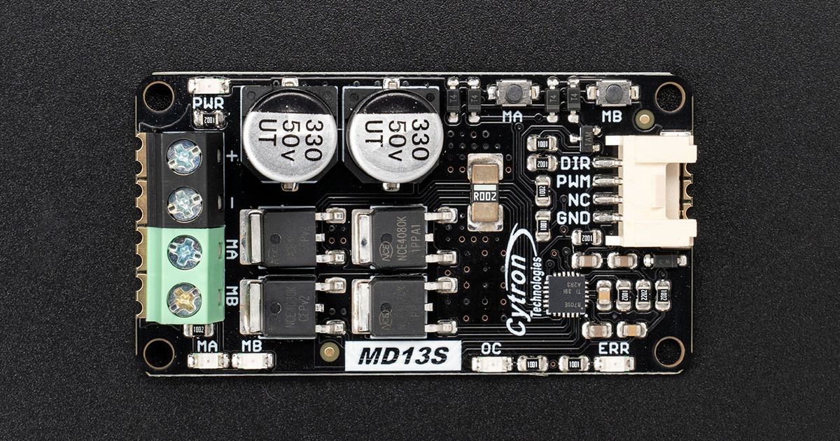 6-30V 13A DC Motor Driver - GROVE Compatible | Thingbits Electronics