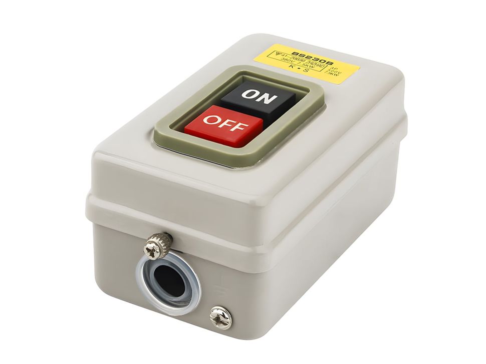 BS230B 3.7kW 3 Phase AC Voltage ON/OFF Push Button Switch