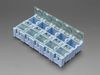 Blue Tiny Modular Snap Boxes for Components Storage
