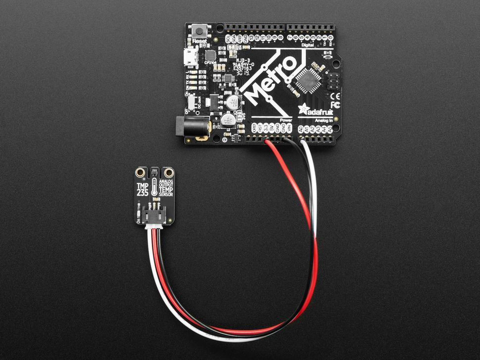 Image for Adafruit TMP235 Plug-and-Play Analog Temp Sensor - STEMMA