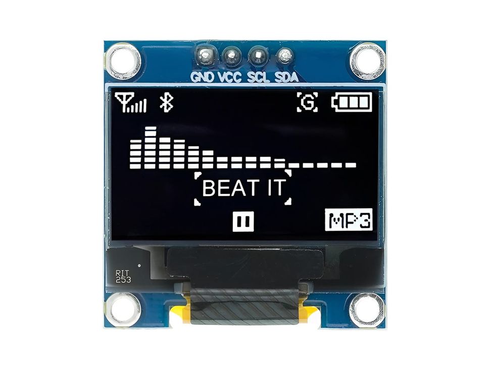 0.96 inch OLED 128x64 Display White