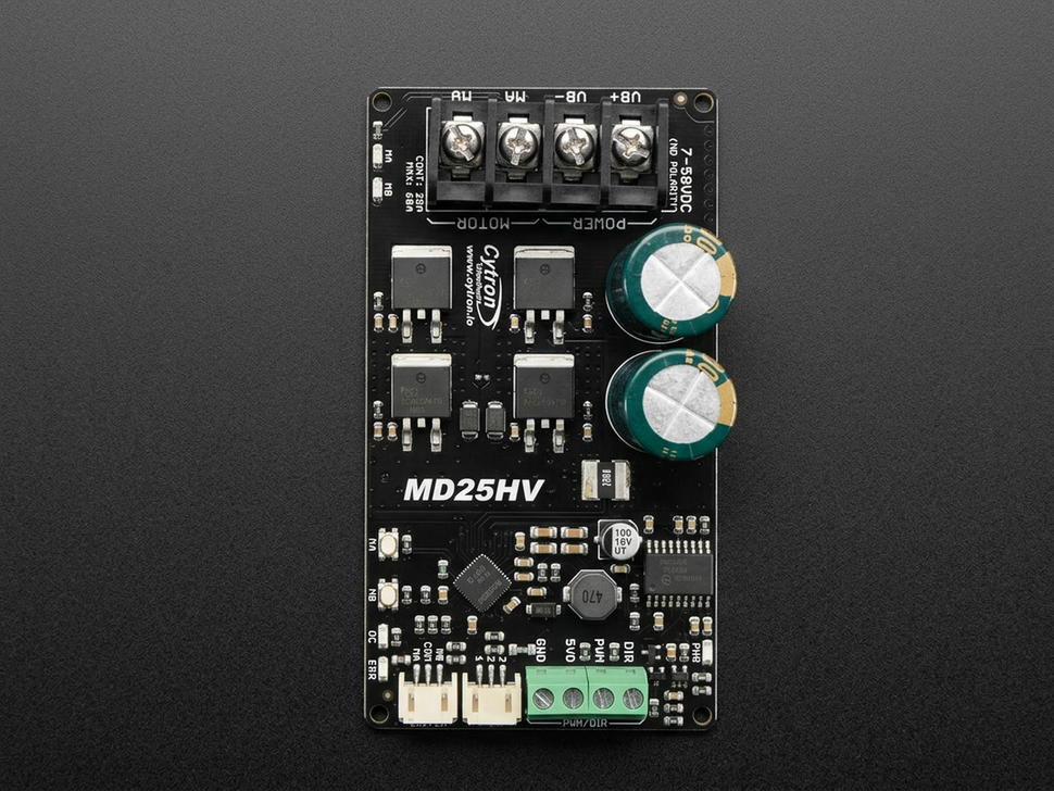 Cytron MD25HV High-Voltage DC Motor Driver 25A, 7V-58V