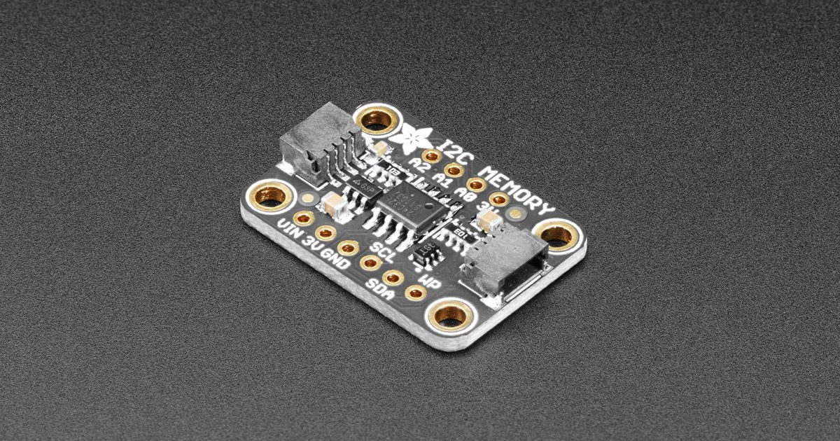 Adafruit 24LC32 I2C EEPROM Breakout - 32Kbit 4KB - STEMMA QT ...
