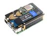 PCIe To 2-Ch M.2 Adapter HAT Type B Mounted on PI 5