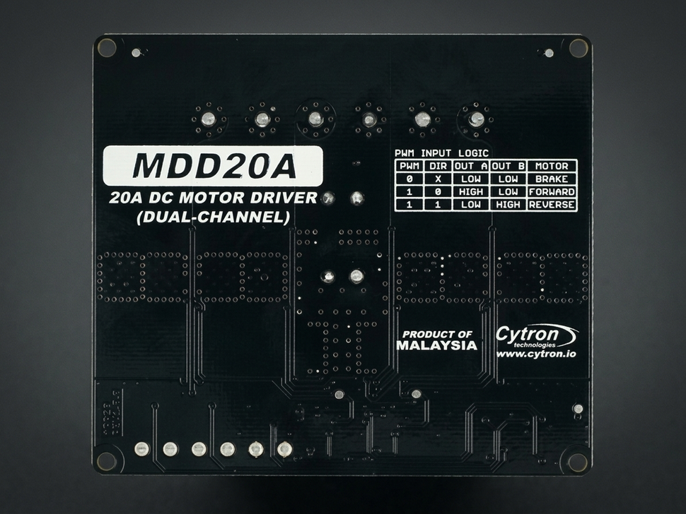 Cytron MDD20A Dual Channel 20A DC Motor Driver