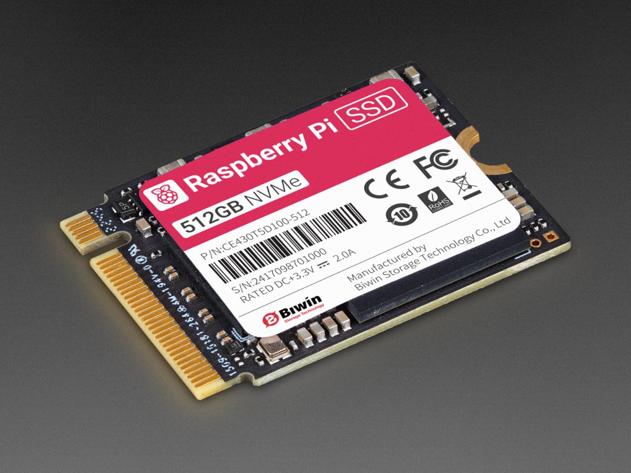 Raspberry Pi NVMe SSD | Thingbits Electronics