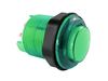 28mm Round Green Translucent illuminated Arcade Push Button with Light